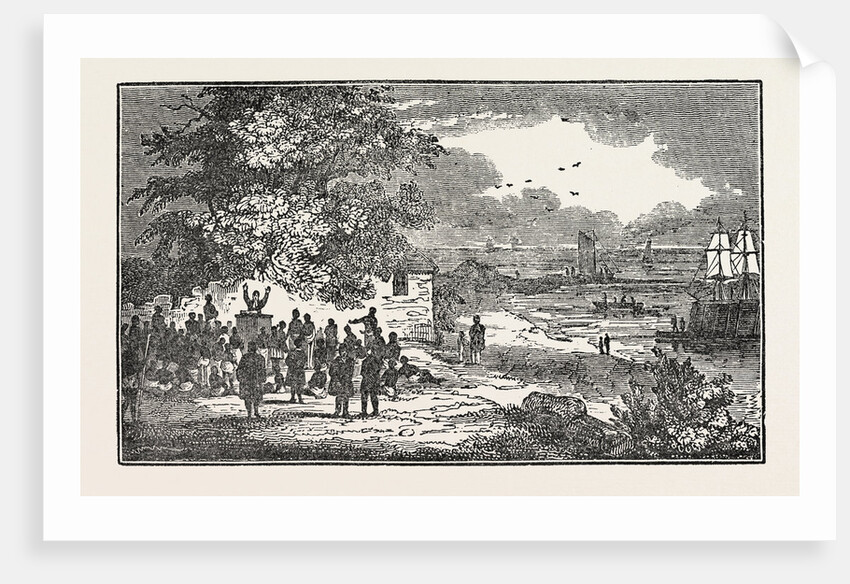 Baldaeus Preaching To The Natives of Point Pedro by Anonymous