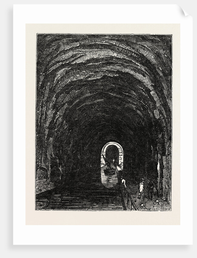 Tunnel of the Thames and Medway Canal by Anonymous