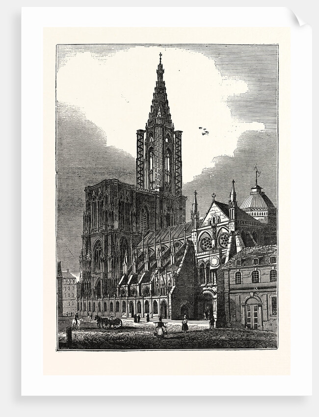 The Cathedral at Strasbourg France by Anonymous
