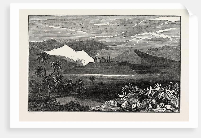 Pyramid of Cholula Mexico by Anonymous