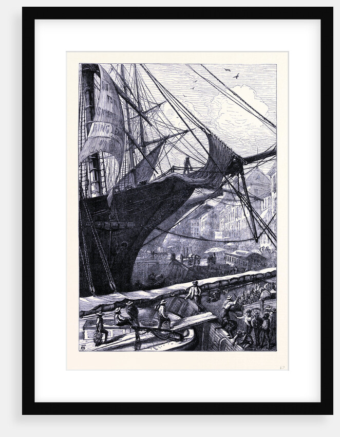 At the Wharf in New York by Anonymous
