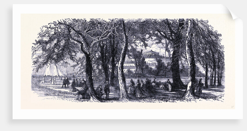 New York Battery Park and Castle Garden Castle Clinton by Anonymous