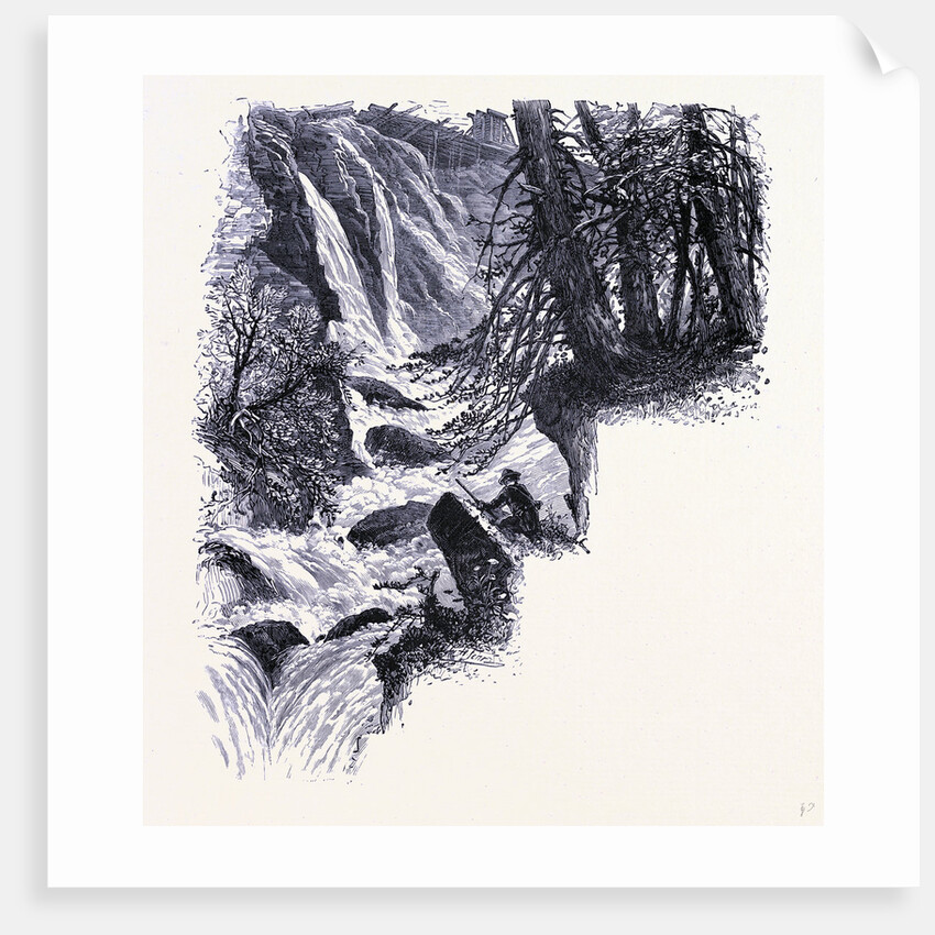 The Shelving Waterfall by Anonymous