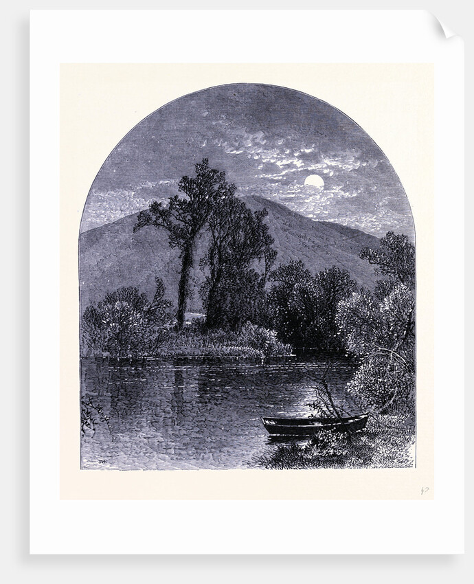 Hoosac River North Adams by Anonymous