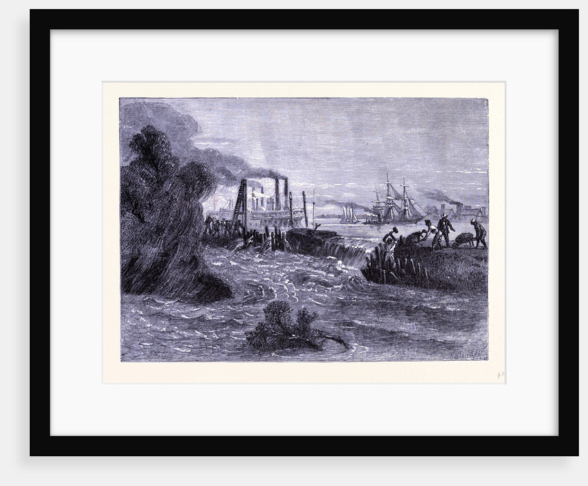 A Levee Breach at the Mississippi by Anonymous