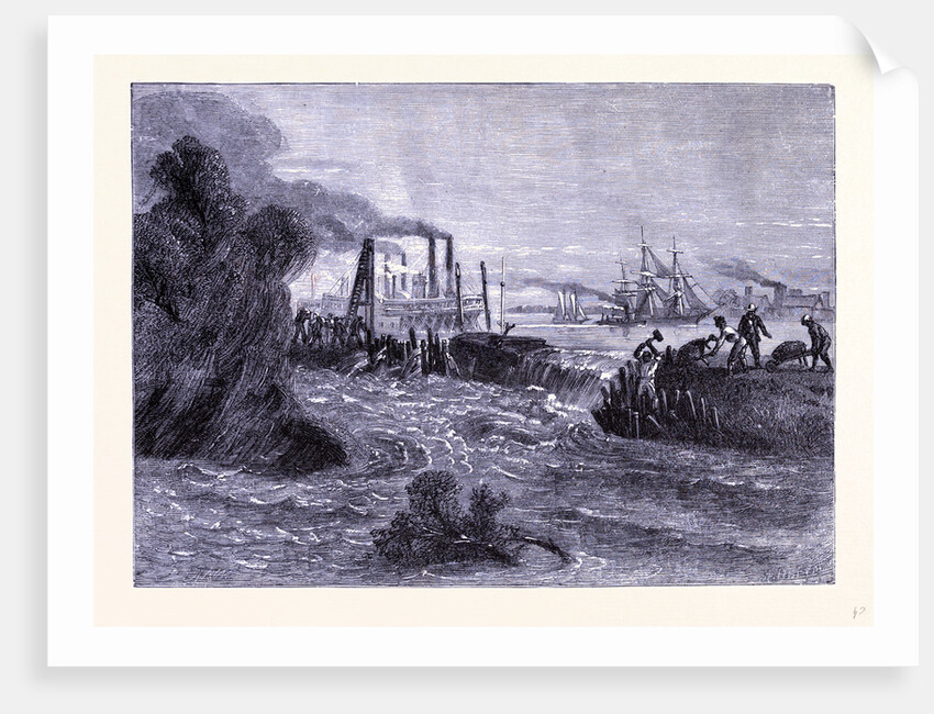 A Levee Breach at the Mississippi by Anonymous