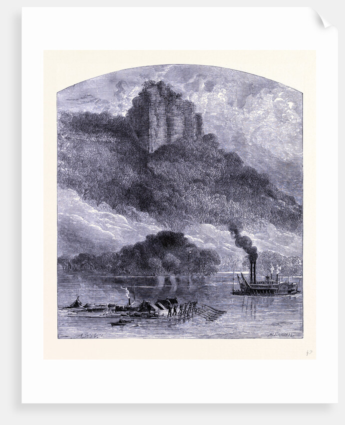 Chimney Rock Near Fountain City by Anonymous