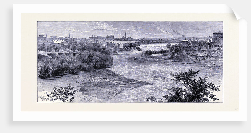 Minneapolis and St. Anthony's Fall by Anonymous