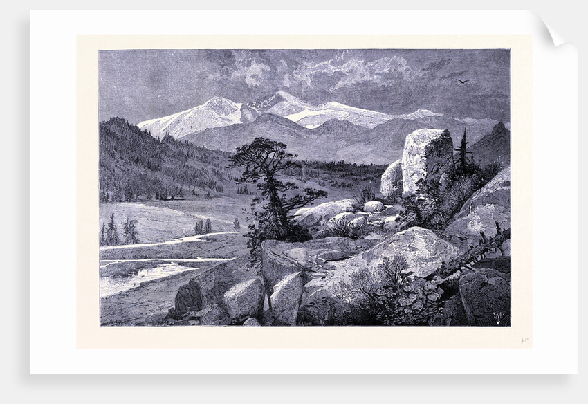 Long's Peak Seen from Estes Park by Anonymous