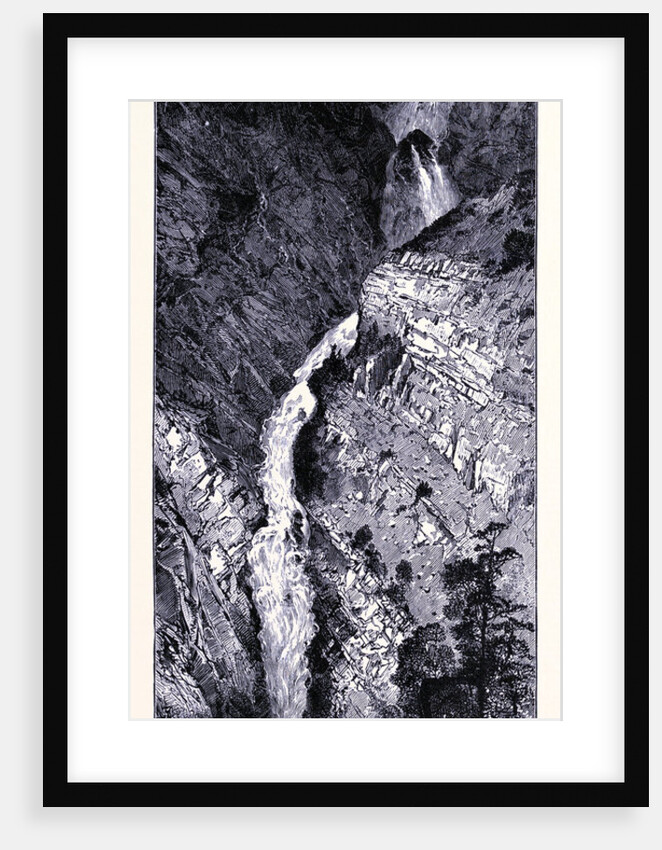 The Waterfall of Elk-Lake by Anonymous
