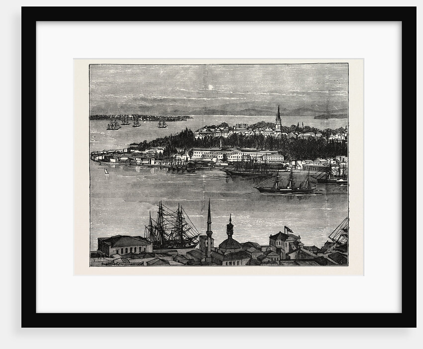 View Of Seraglio Point, Constantinople, Istanbul, Turkey by Anonymous