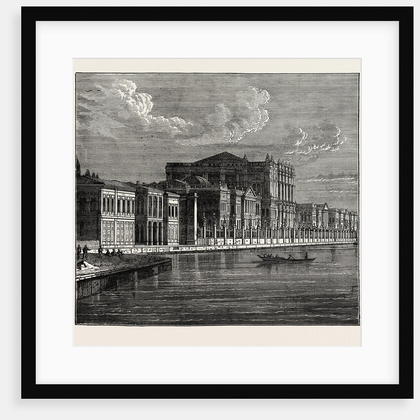 The Sultan's Principal Palace, On The Bosphorus, Constantinople, Istanbul, Turkey by Anonymous