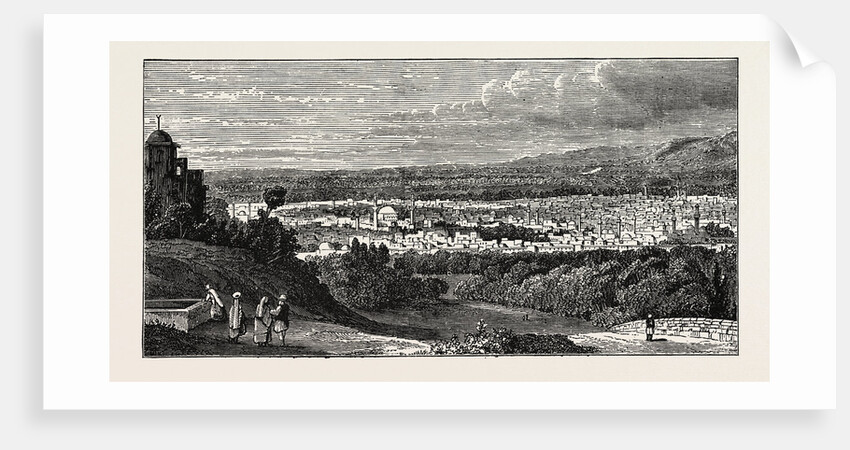 View Of Damascus, Capital And The Second Largest City Of Syria by Anonymous