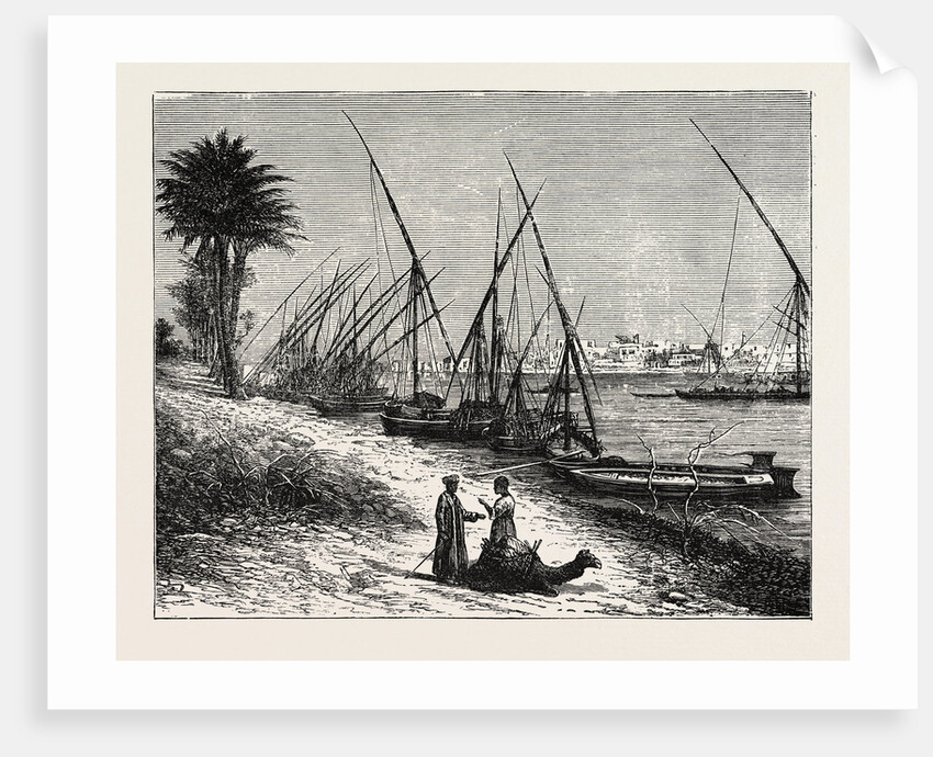 View Of Boulak, On The Nile, Egypt. by Anonymous