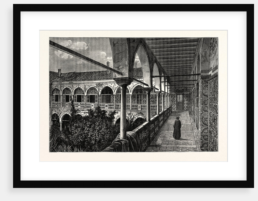 A Gallery In The Palace At Constantine, Algeria by Anonymous