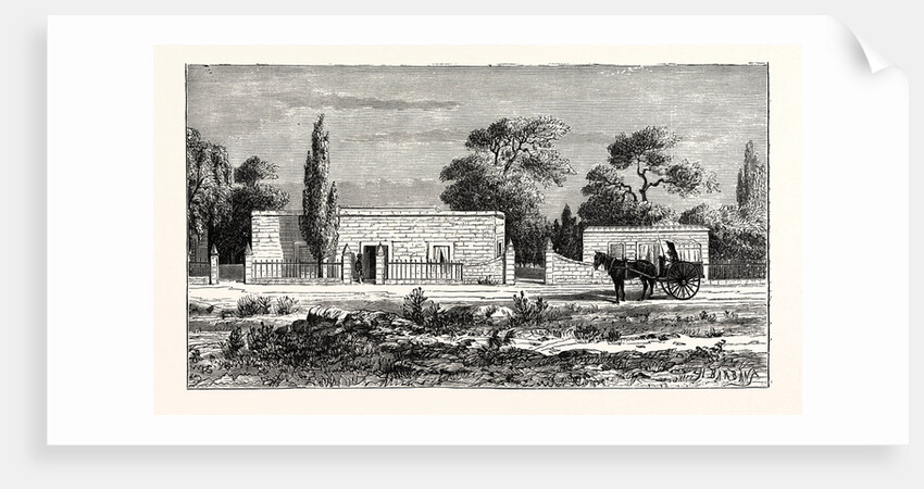 House Of A Rich Boer, Or Dutch Farmer, South Africa by Anonymous