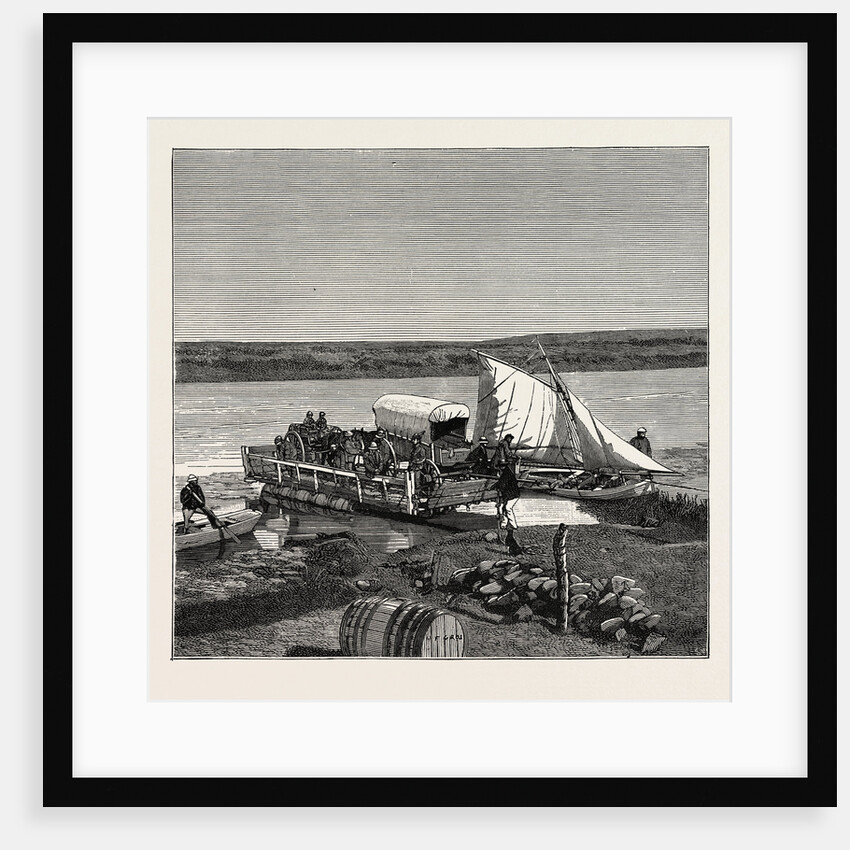 A Ferry On The Vaal River, Transvaal, South Africa by Anonymous