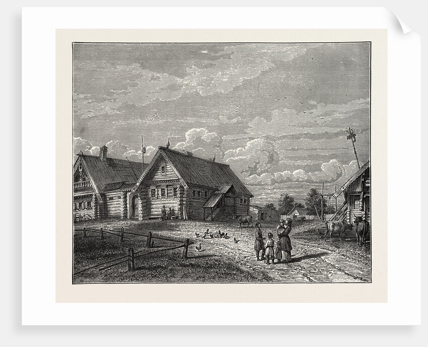 A Russian Village In The Southern Agricultural Zone by Anonymous