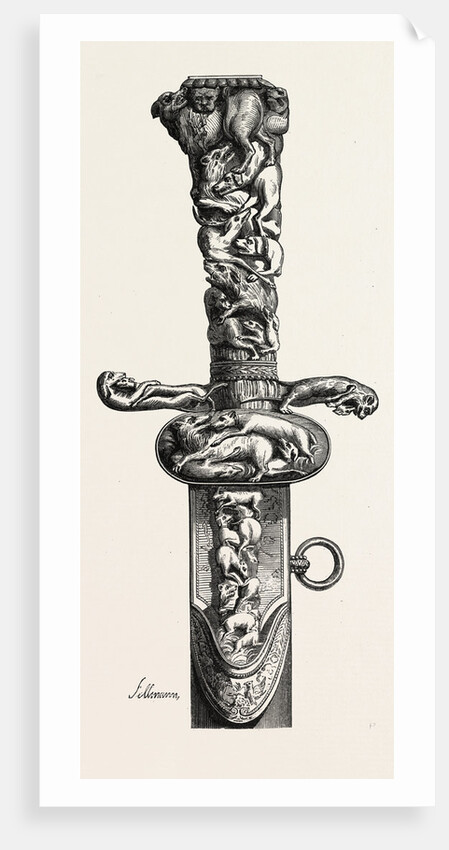 Hunting knife given by the Emperor of Austria to Jules Gerard by Anonymous