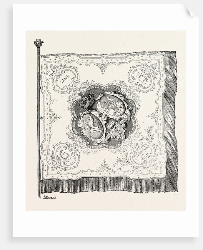 Banner of the Royal Society of Choirs of Ghent, Belgium by Anonymous