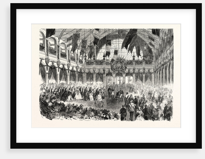 Queen of England Arriving at the Railway of Strasbourg, France. Queen Victoria by Anonymous