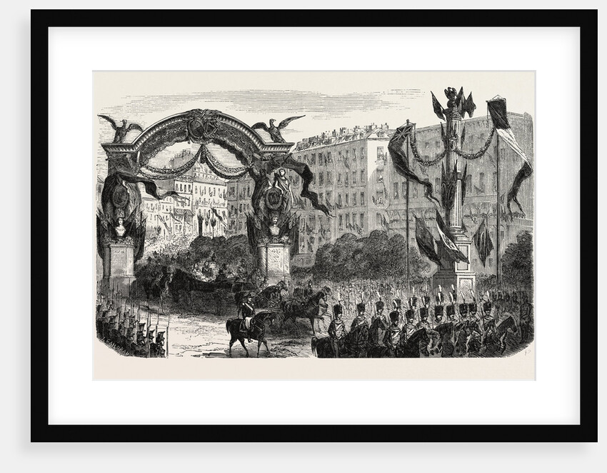 Passage of the Queen of England Under the Triumphal Arch by Anonymous