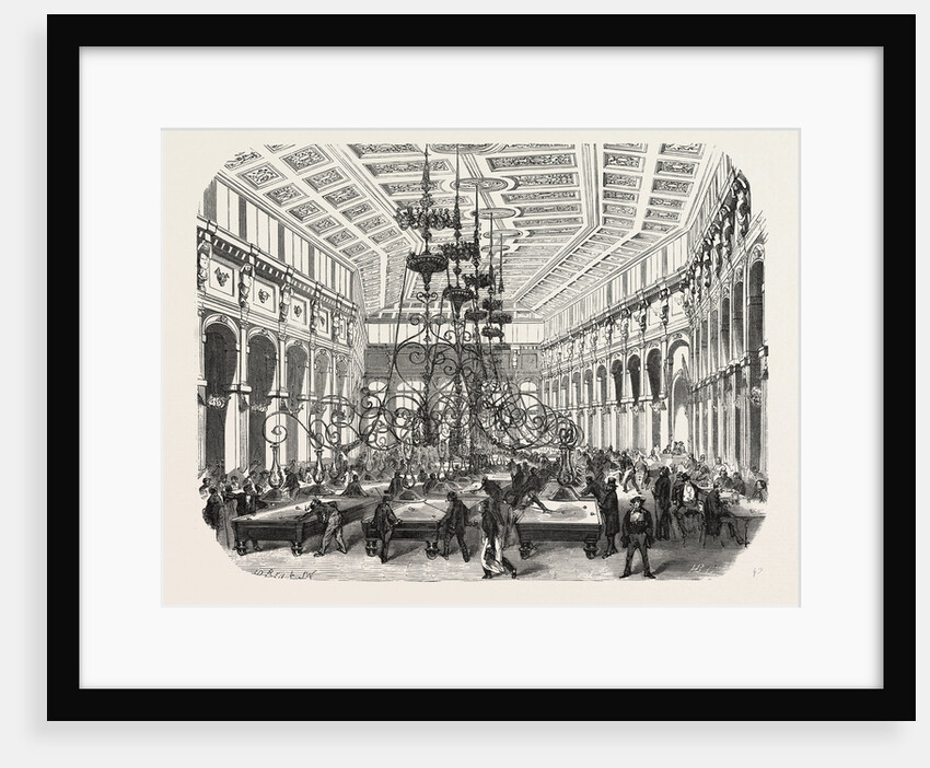 The Grand Cafe Parisien on the Boulevard Saint-Martin, Paris, France by Anonymous