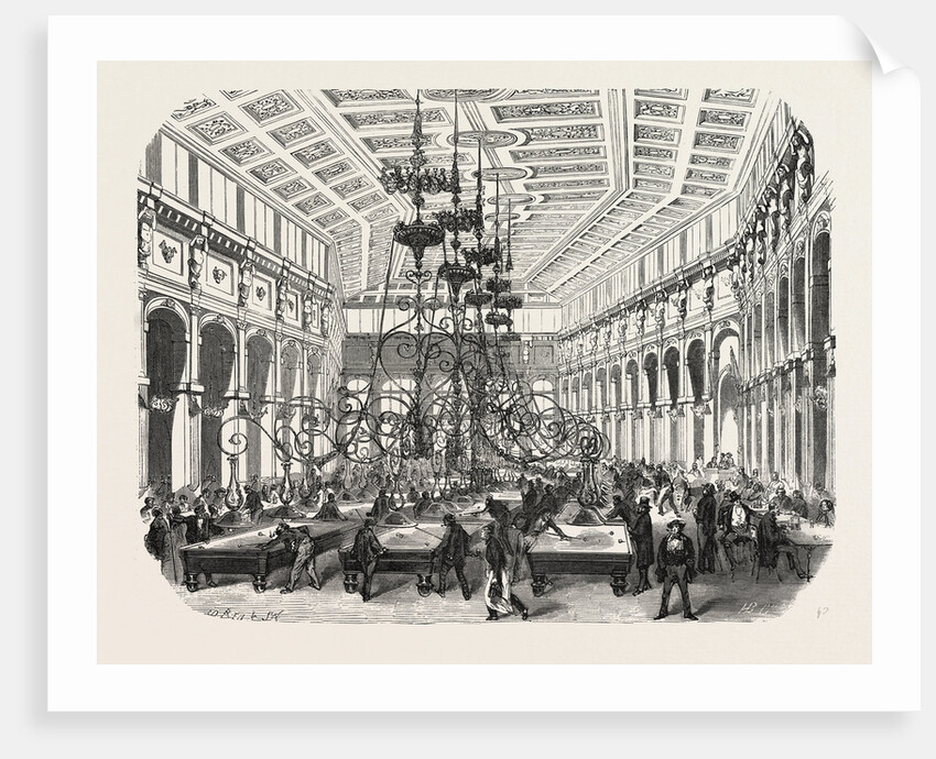 The Grand Cafe Parisien on the Boulevard Saint-Martin, Paris, France by Anonymous