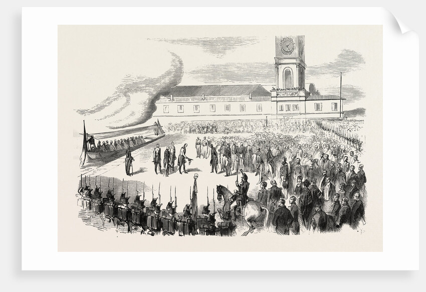 Reception S.A.I. And R. Grand Duke Maximilian of Austria, in the Port of Toulon, on 29 August 1855 by Anonymous