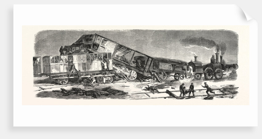 Accident Happened on the Versailles Railway, September 9, 1855, France by Anonymous