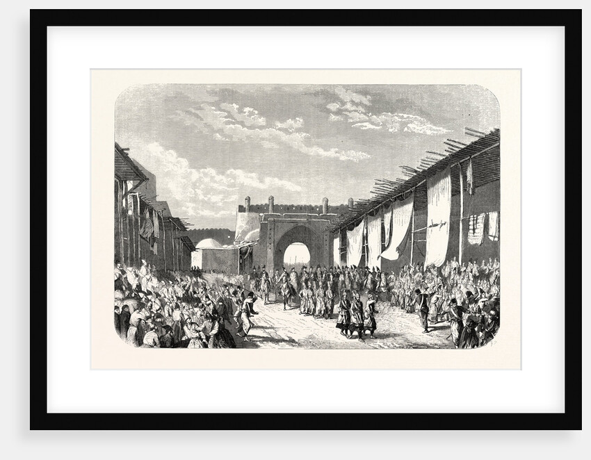 Enter in Tehran of Mr. Bouree, Envoy Extraordinary and Minister Plenipotentiary to Persia, and the French Legation by Anonymous