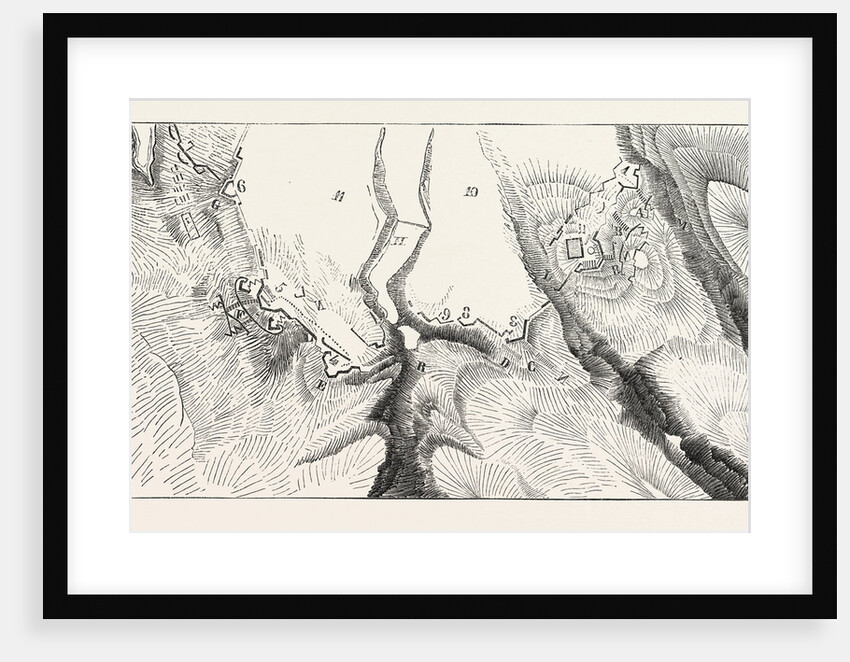 The Crimean War, 1855: Plan of the Attack of Malakoff by Anonymous