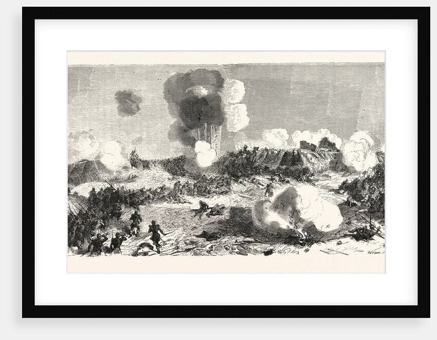 Attack of the Central Bastion by the Division of Salle. The Crimean War, 1855 by Anonymous