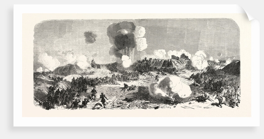 Attack of the Central Bastion by the Division of Salle. The Crimean War, 1855 by Anonymous
