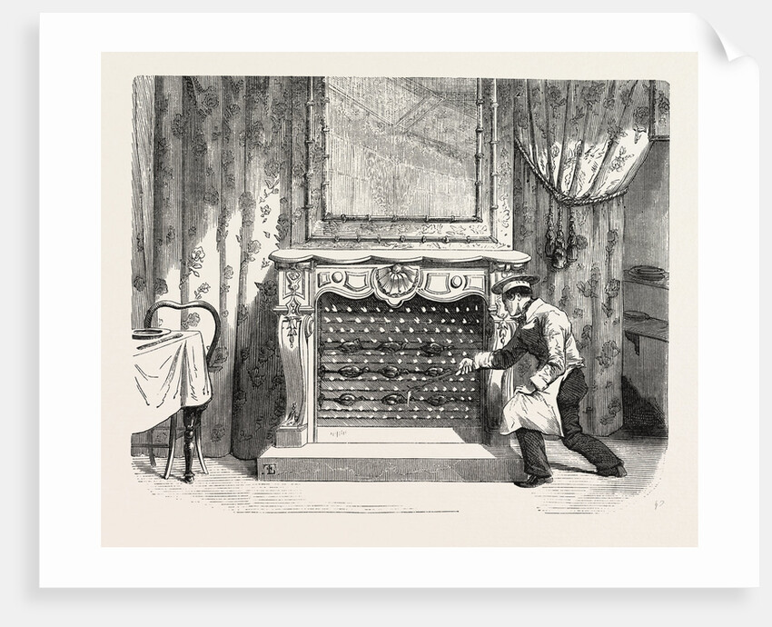 Universal Exposition: Gas Roaster. Paris, France, Exposition Universelle by Anonymous