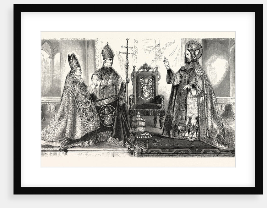 Exhibition Universal of the Industry. Products of Belgium. Embroidery for Church Ornaments. Paris, France, Exposition Universelle by Anonymous