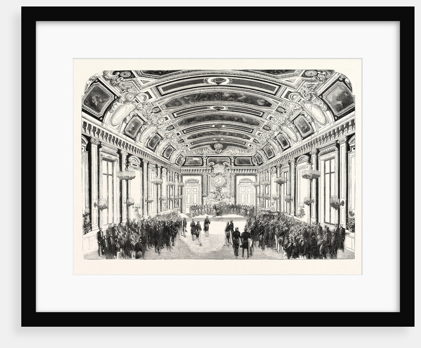 Day Given by the Exhibitors in the Hotel Du Louvre. The Reception Room. France, 1855. Paris, France, Exposition Universelle by Anonymous