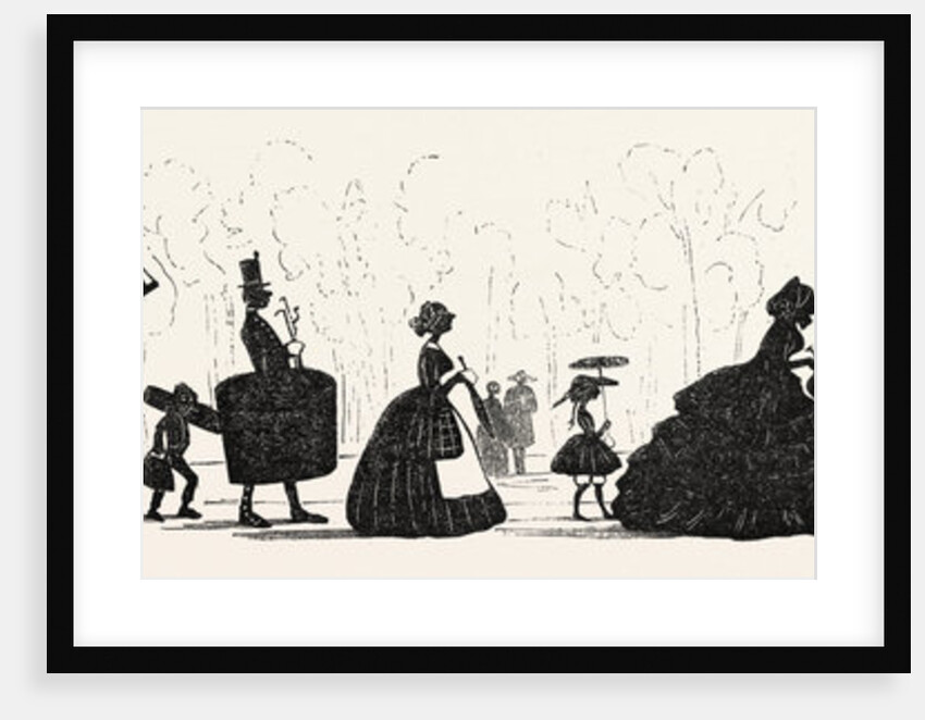 Waters Silhouettes: Arrival of a French Family by Anonymous