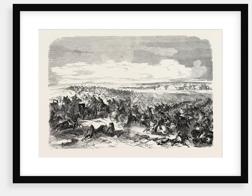 Battle of Koughil. The Crimean War, 1855 by Anonymous