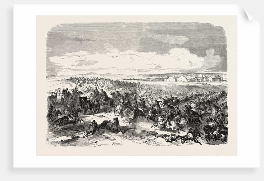 Battle of Koughil. The Crimean War, 1855 by Anonymous