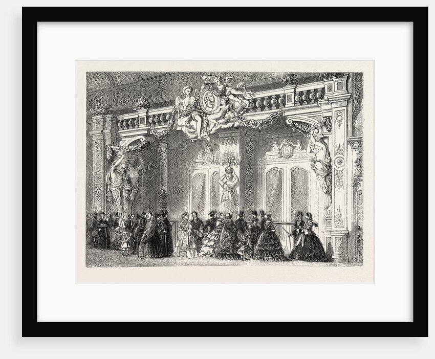 Entrance to the Lounge of the Empress at the Palace of Industry. Paris, France, Exposition Universelle by Anonymous