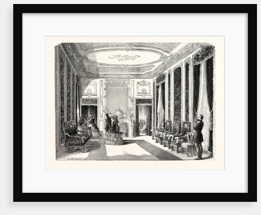 The Lounge of the Empress. Paris, France, Exposition Universelle by Anonymous