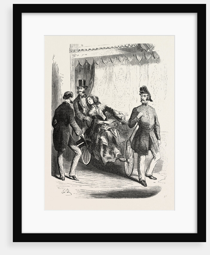 Expo 1855. Wheelchairs. Paris, France, Exposition Universelle by Anonymous