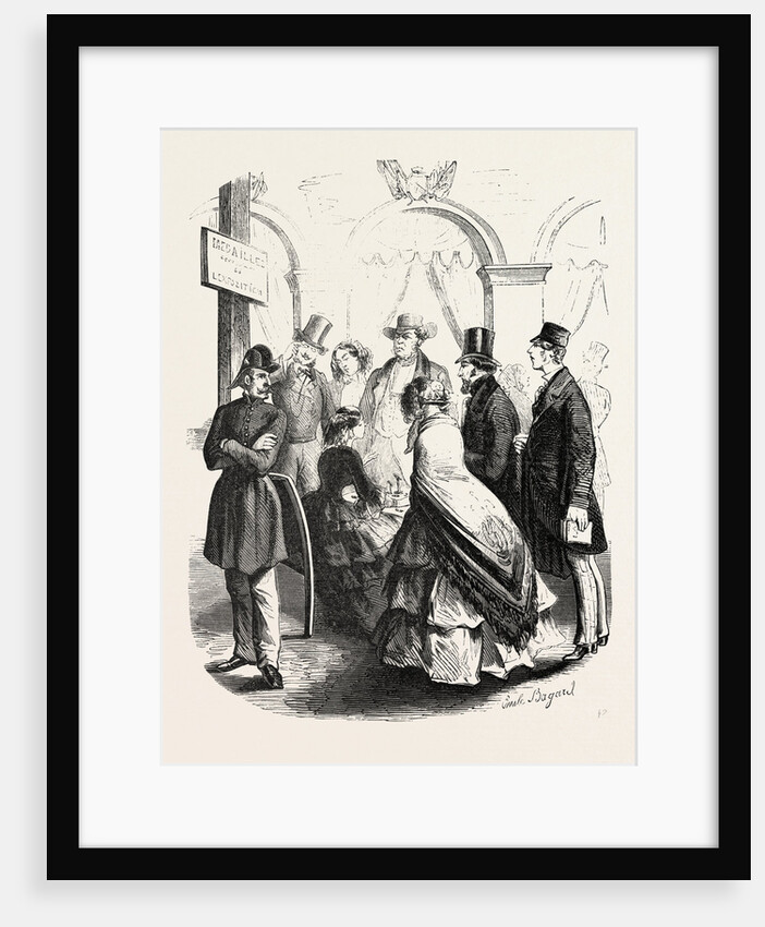 Expo 1855. Sellers of Medals.Paris, France, Exposition Universelle by Anonymous