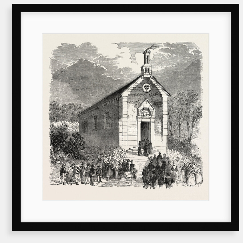 Inauguration of a Protestant Church in Conde-Sur-Noireau, France by Anonymous