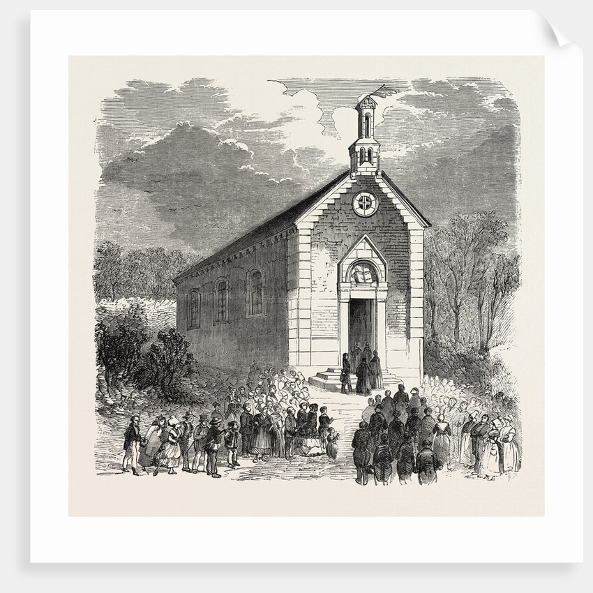 Inauguration of a Protestant Church in Conde-Sur-Noireau, France by Anonymous