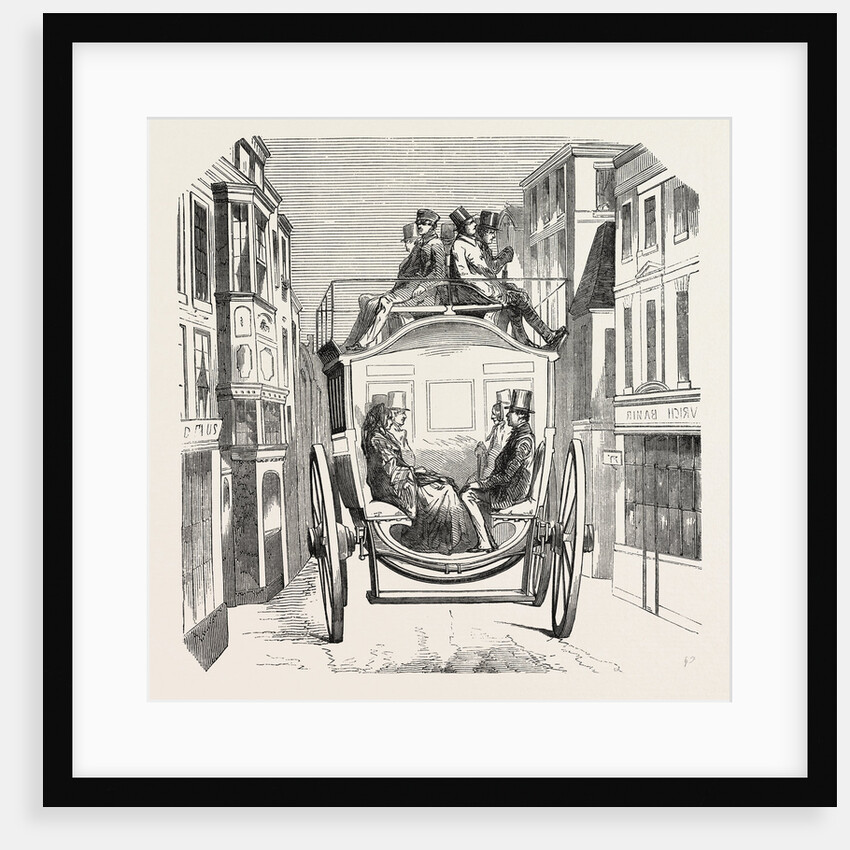 Model Adopted by the New Bus Company from the City of London. Interior Trim. 1855 by Anonymous
