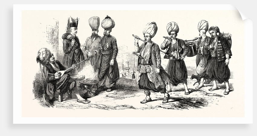 Janissary Guard. Paymaster. Room Leader. Nco Guard. Chief Scullion. Officers Cooks. Marmite the Janissaries. Water Carrier Officers by Anonymous