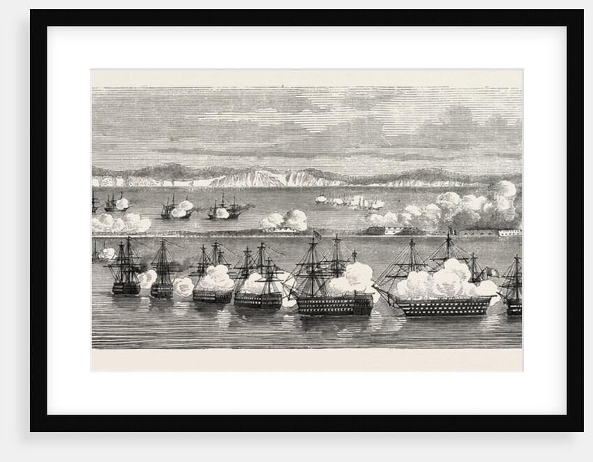 Bombardment and Capture of the Forts at Kinburn. The Crimean War, 1855 by Anonymous