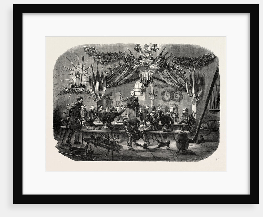 Celebrating the Feast of St. Barbara, Vincennes, 1855 by Anonymous